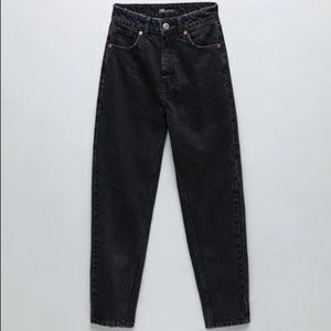 Zara Black Mom Jeans